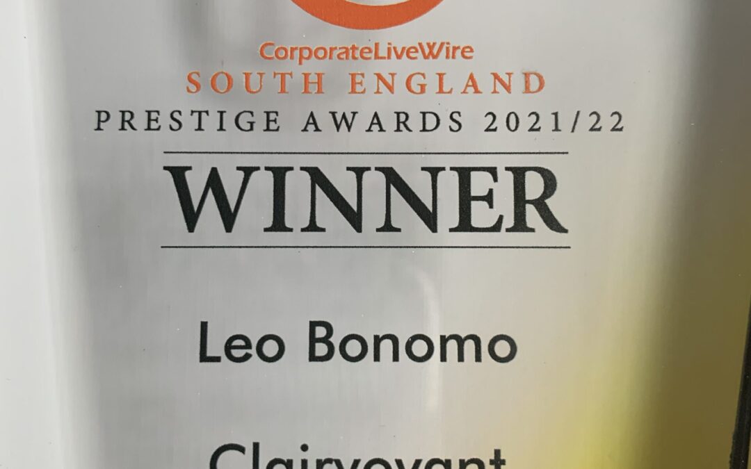 Prestige Awards Winner – Leo Bonomo
